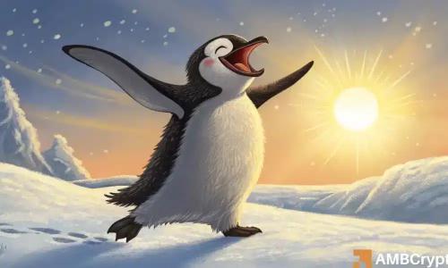 PENGU加密货币飙升50%后市如何?交易员需关注这些关键支撑位