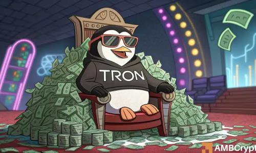 孙宇晨推文引发 Pudgy Penguins (PENGU) 暴涨 90%,<span class='keyword'>T</span>RON 网络升级助力 Gas 费降低