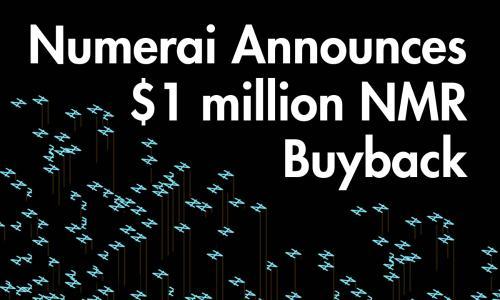 Numerai宣布以100万美元战略性回购NMR代币