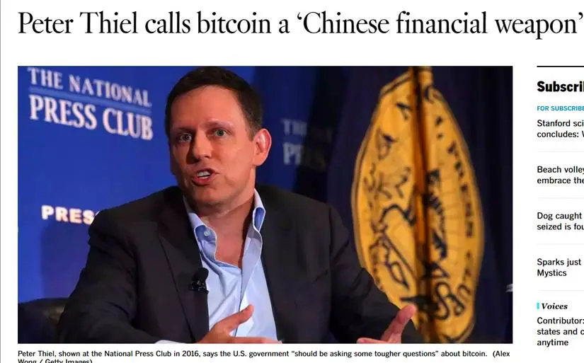 Peter Thiel豪掷重金押注以太坊：BitMine股价飙升背后的加密帝国布局
