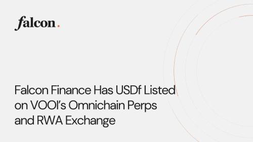 Falcon Finance 将 USDf 稳定币上线 VOOI 的全链永续合约与现实世界资产交易平台