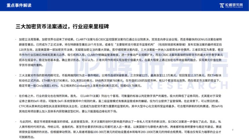 2025年7月Web3行业月度发展报告 |陀螺研究院