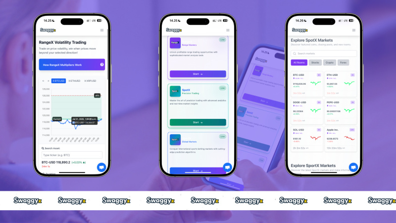  SwaggyX.com 推出首个基于人工智能的 Web3 预测平台，用于加密货币、体育和全球事件 