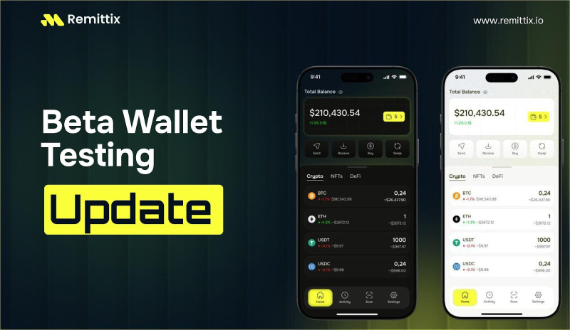  Remittix 宣布 Beta Web 3.0 钱包发布日期，预售额超过 1870 万美元，即将公布 CEX 上市信息 