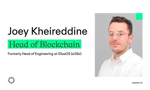 OpenServ 任命 Joey Kheireddine 为区块链主管，曾就职于 Eliza Labs（前身为 AI16z）