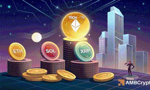 TRON用户增长强劲,超越ETH、<span class='keyword'>SOL</span>、XRP:未来增长潜力几何?