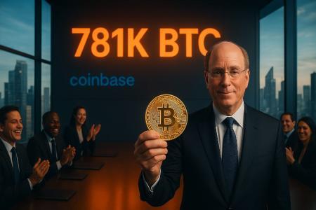 贝莱德通过ETF持有78.1万比特币，成为全球最大BTC持有者