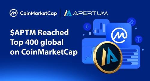 Apertum Coin ($APTM) 成功跻身 CoinMarketCap 全球排名前 400 强