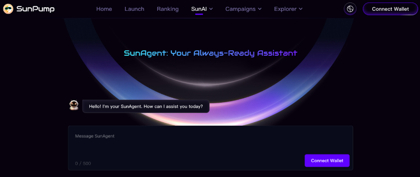 SunPump以AI Agent降低发行门槛，SunAgent和SunGenX为Meme用户打造“智能副驾”