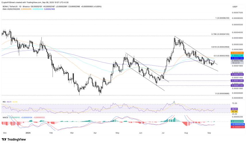 Bonk价格预测:楔形突破与代币销毁计划或推动牛市行情