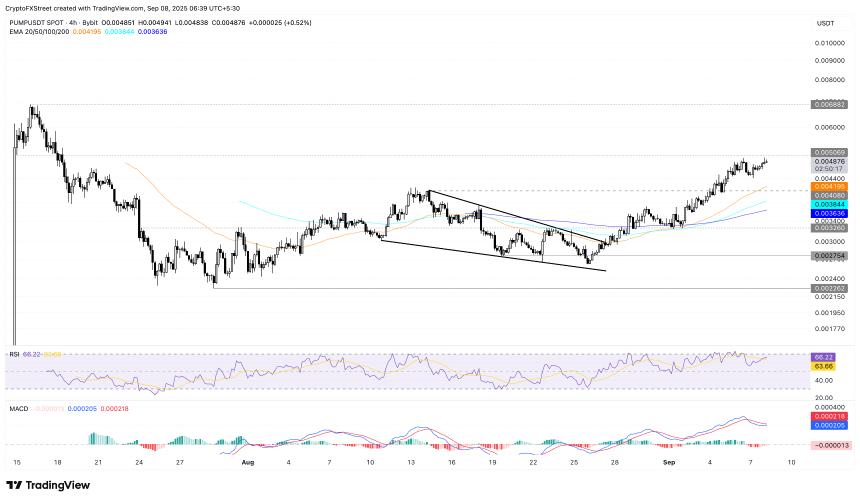 加密货币涨幅最大:SPX6900、Worldcoin 延续涨势,Pump.fun 遭遇阻力