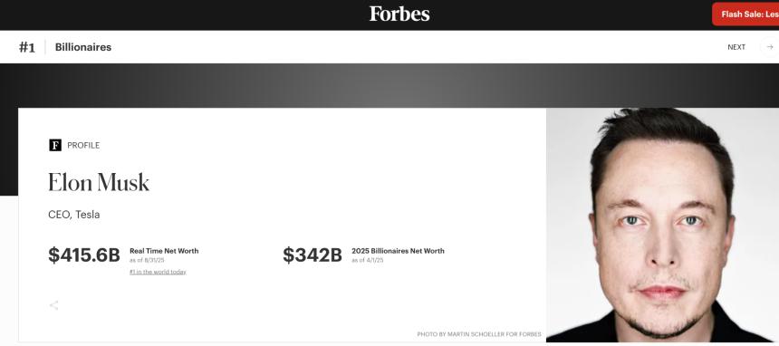 Elon Musk Net worth | Forbes