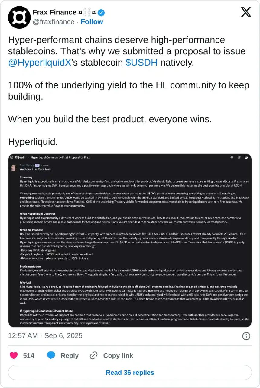  Jan Van Eck 呼吁 Agora 加入 Hyperliquid 的 USDH 稳定币竞赛 