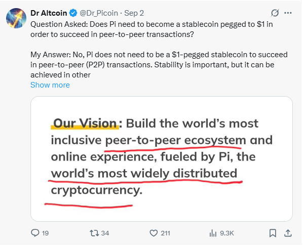 Pi Network 价格能达到 1 美元吗?专家观点