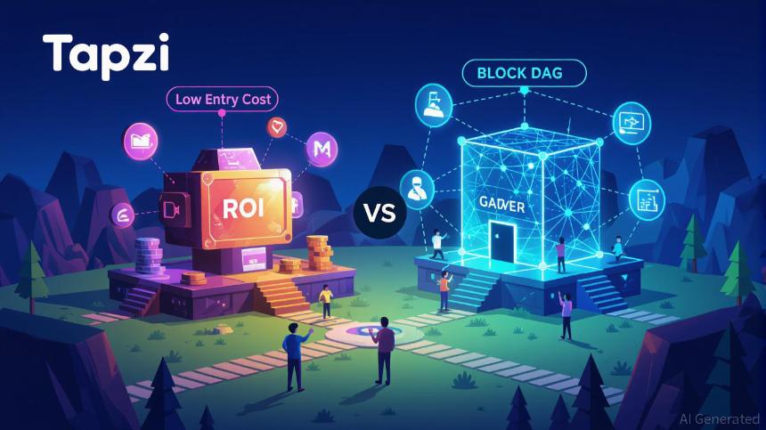 2025年高潜力加密货币预售:Tapzi的战略优势为何可能超越BlockDAG的基础设施布局