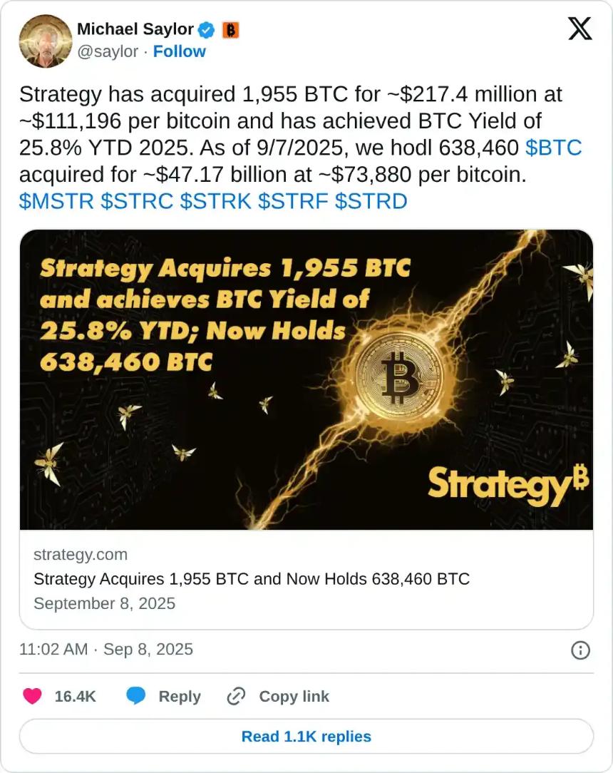  比特币周度预测：随着市场为美联储降息做好准备，BTC 延续复苏势头 