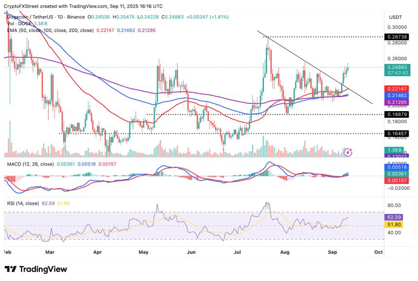 狗狗币 DOJE ETF 的推出推迟至周五——狗狗币能否守住涨幅?