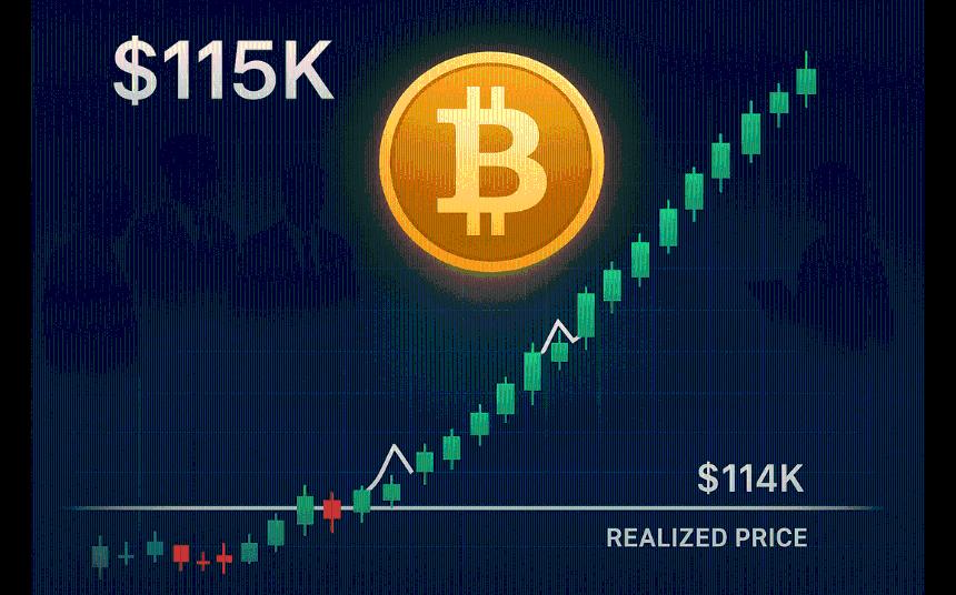 比特币突破11.5万美元 链上数据暗示未来走势或迎关键转折