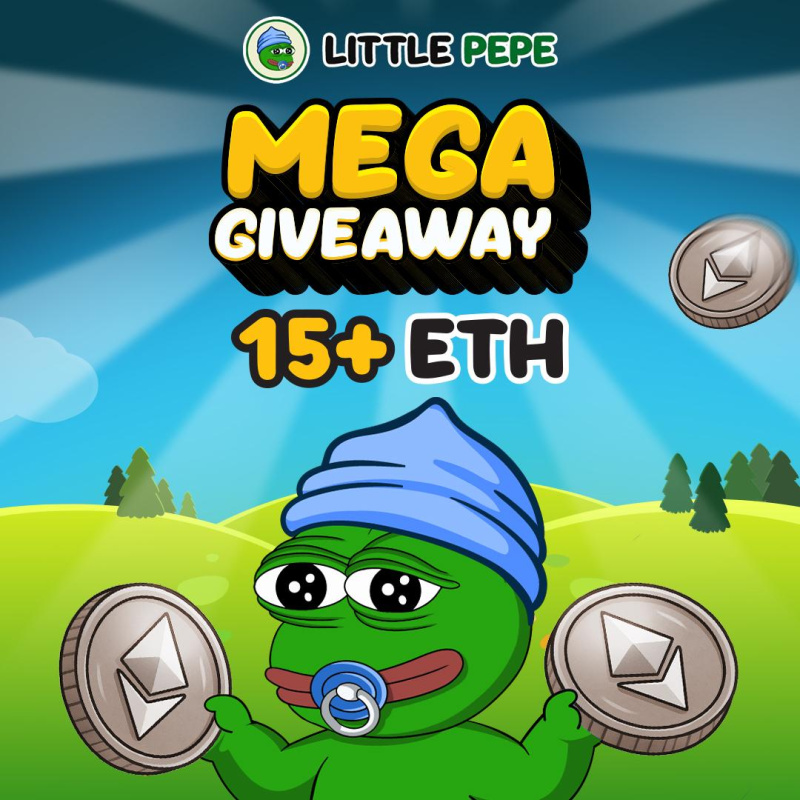  以太坊 Memecoin Little Pepe 突破 2500 万美元，宣布赠送 15 个 ETH 