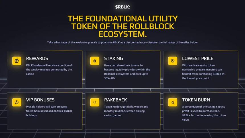 Rollblock 成为加密市场新宠，资金从传统代币转向创新预售平台