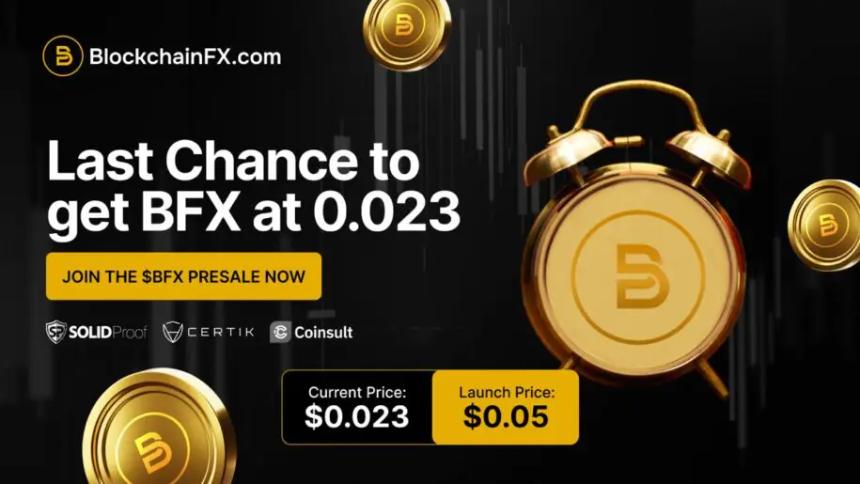 BlockchainFX预售代币有望实现50倍增长：从0.023美元到1美元的潜力分析