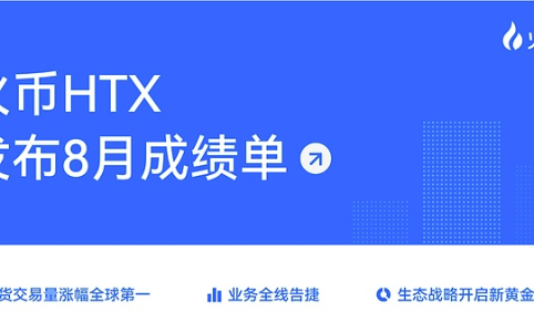火币HTX发布8月发展报告：交易量创新高，生态建设全面升级