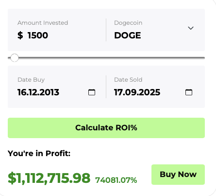 Dogecoin ROI millioanire