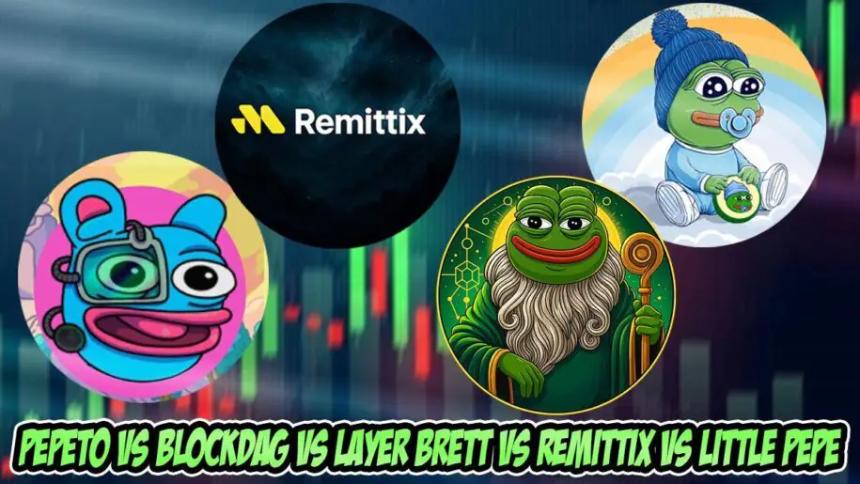 2025年最值得关注的加密货币项目:Pepeto、BlockDAG、Layer Brett、Remittix与Little Pepe全面解析