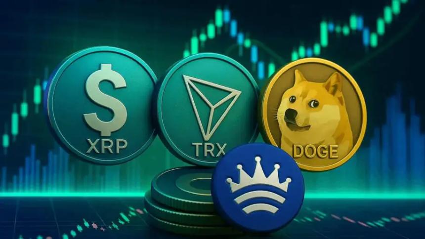 XRP因ETF乐观情绪瞄准5美元，但TRON期权到期与DOGE零售炒作增添变数