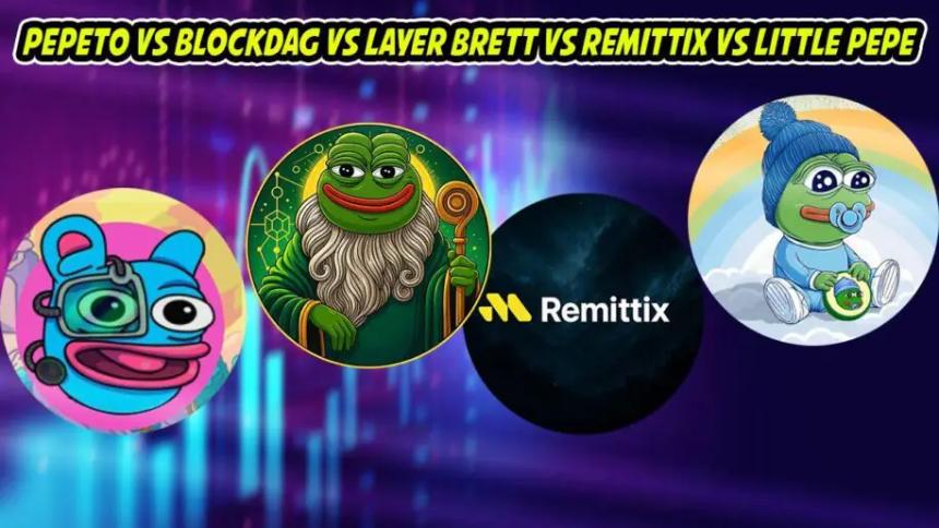 为什么 Pepeto 成为超越 Blockdag、Layer Brett、Remittix 和 Little Pepe 的焦点