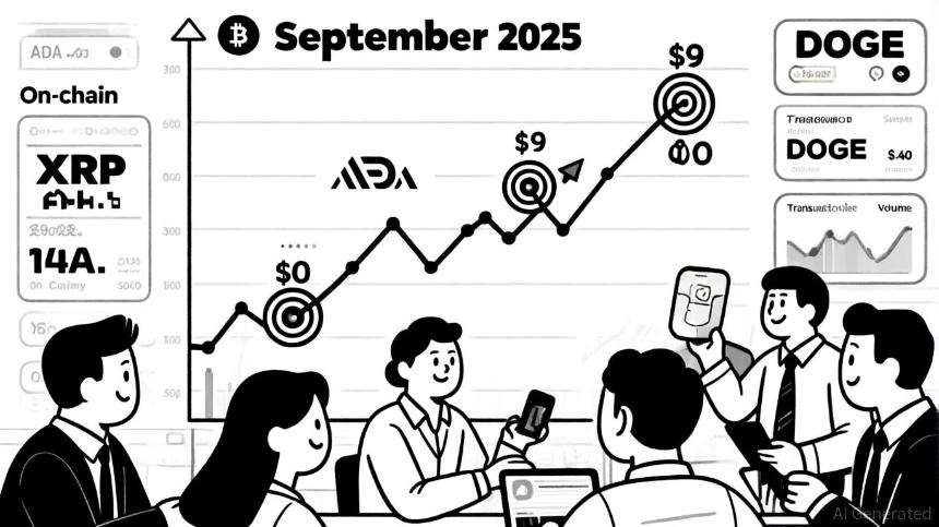 XRP、Cardano 和 Dogecoin:2025 年 9 月加密货币市场高潜力资产分析