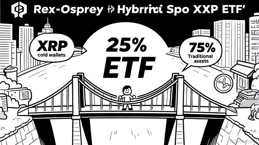 Rex-Osprey 混合现货 XRP ETF 及其市场影响：重塑机构准入和流动性