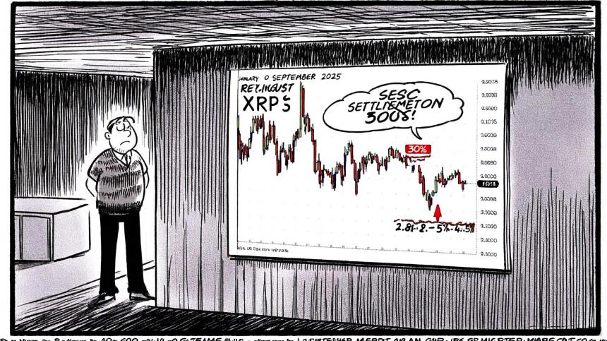 XRP 24 小时价格下跌:法律不确定性和市场情绪成为焦点