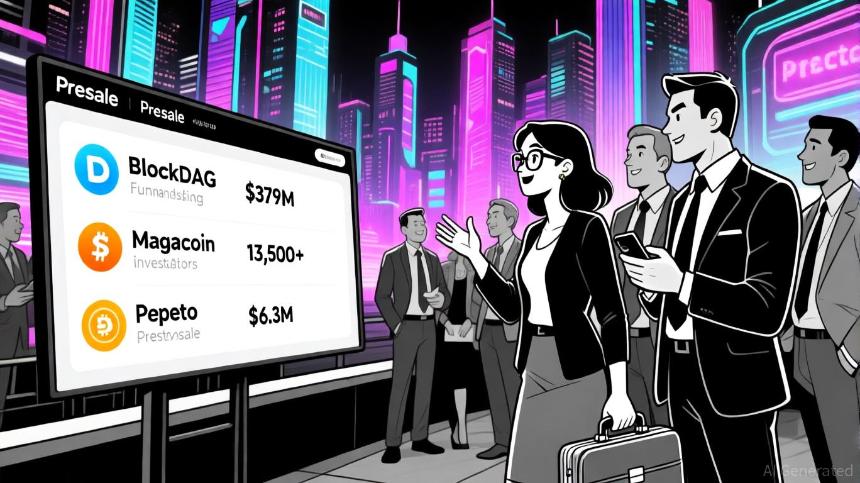 2025 年预售加密货币机会:评估 BlockDAG、Magacoin 和 Pepeto