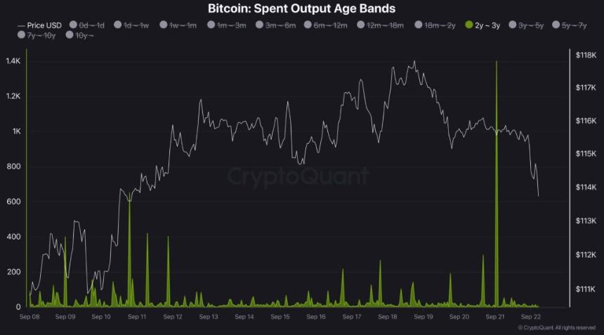 BTC价格在11.4万美元至11.8万美元之间波动，供应量达到10万美元以上