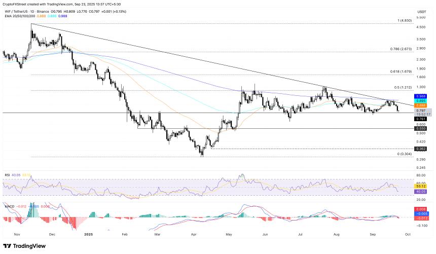 Meme Coins 价格预测:随着加密货币市场的崩溃,BONK、WIF、TOSHI 处于十字路口