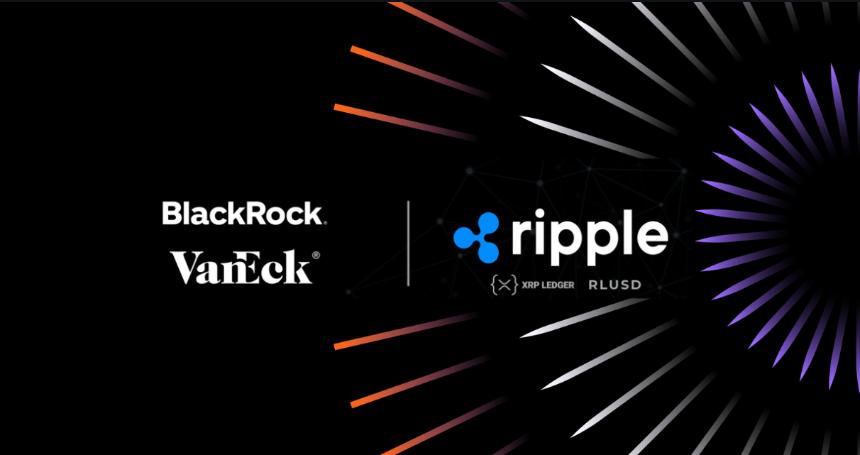 Ripple CEO与Tether CEO合影