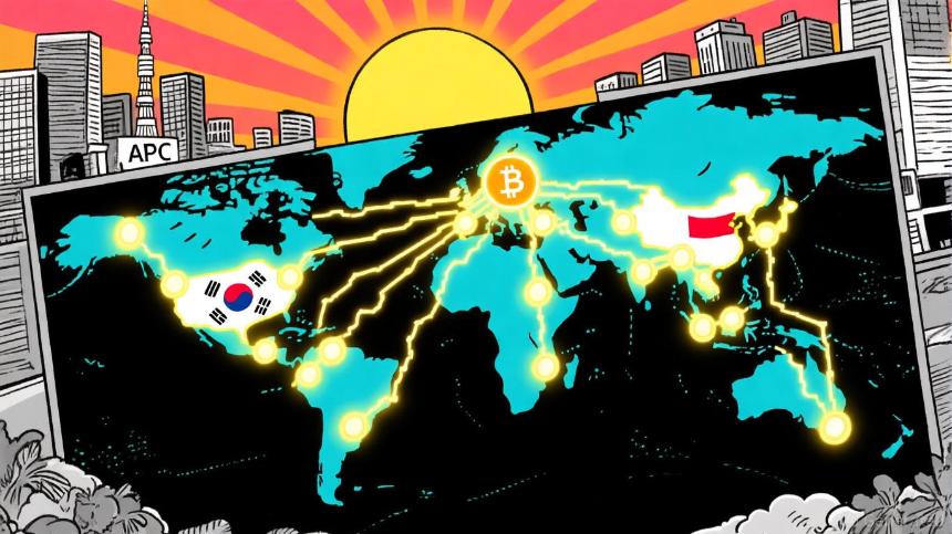 亚太地区加密货币的激增和日本的主导地位:机构采用和监管顺风推动可持续增长