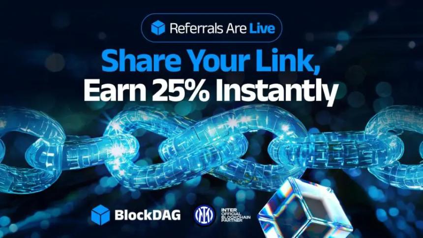 加密货币投资新焦点：BlockDAG 25%推荐率引领热潮，技术优势超越TRON与ADA