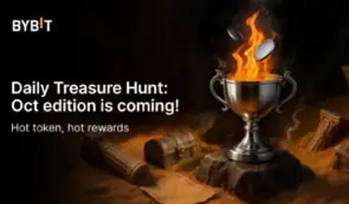 Bybit 十月“热门代币冲刺”重磅回归，全新升级每日寻宝活动正式开启