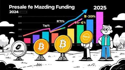 2025年加密货币市场新星：五大高潜力项目引领预售热潮与投机增长