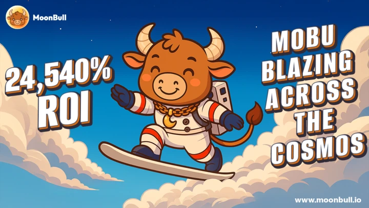 MoonBull 预售引发热潮——24,540% 潜在回报率使其成为加密市场新星，Bonk 和狗狗币亦表现抢眼