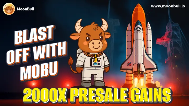 全新表情包币MoonBull预售第三阶段上线：价格仅0.00004057美元，Popcat与SPX6900持续强劲