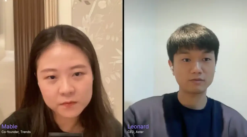 Aster暴涨后的首次采访：回购会更灵活，最大竞品就是币安
