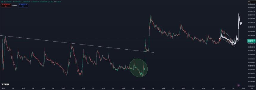 交易员预测：狗狗币或迎180%暴涨，比特币目标价达50万美元