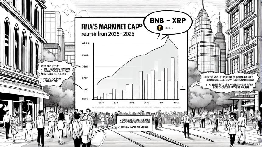BNB与XRP的未来对决:2026年市值与实用性能否分出胜负?