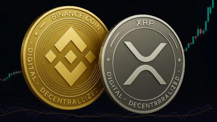 BNB超越XRP,成功跻身全球第三大加密货币行列