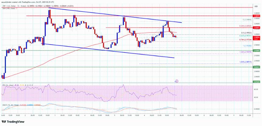 XRP价格面临关键阻力位,能否突破成焦点
