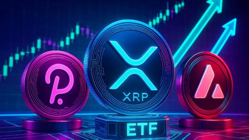 XRP ETF热度攀升——Ripple、Polkadot和Avalanche成2025年Q4投资焦点