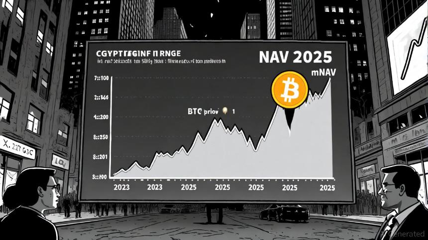  为什么 mNAV 下降预示着加密货币投资组合的战略再平衡机会 